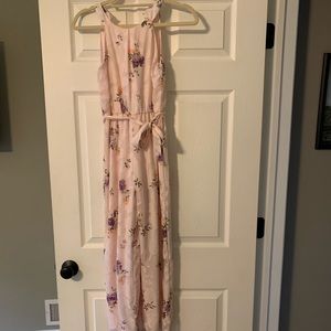Girls floral jumpsuit